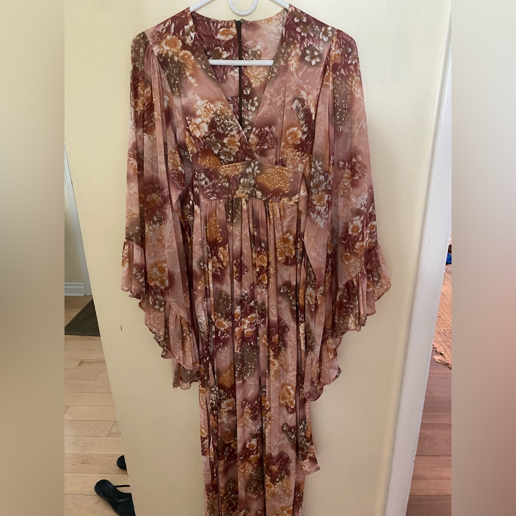 Vintage 1970s Floral Kaftan